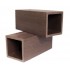 POLIVAN Столб опорный 3D WOOD (125*125), цвет ТЁМНО-КОРИЧНЕВЫЙ